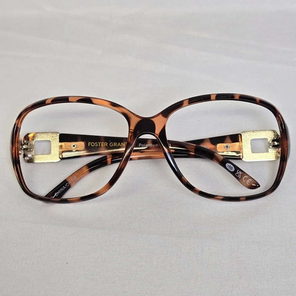 Foster Grant Poppet Pol Plastic Tortoiseshell Eyeglass‎ Frames